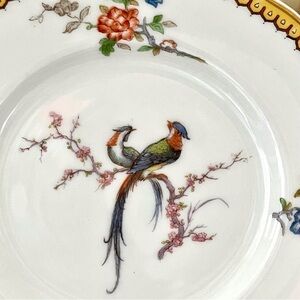 Haviland Limoges Salad Plate, Eden Bird, 1930s France